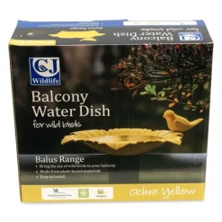 CJW Balus solsikke fuglebad til balkon – Gul