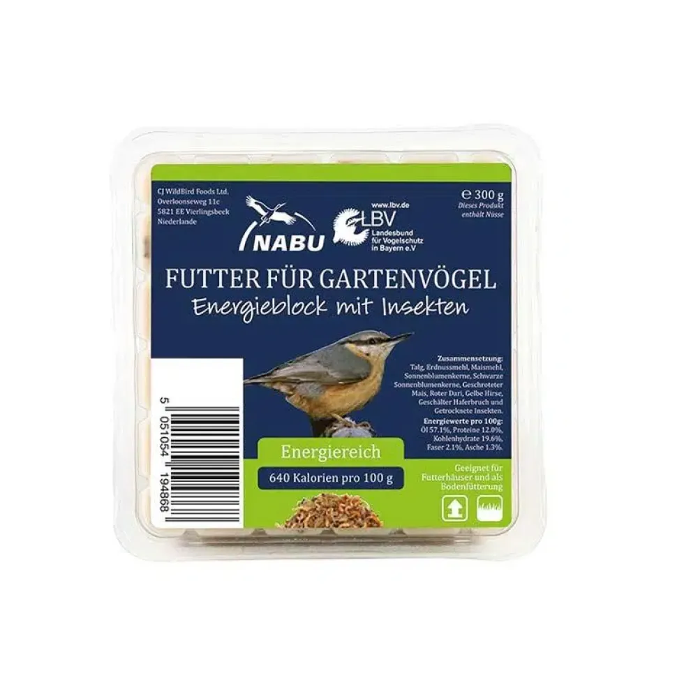 CJ Wildlife Energirig fedtblok med insekter