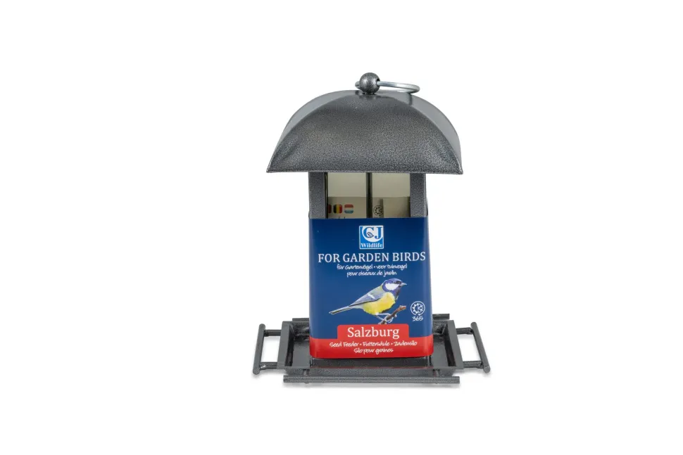 CJW Salzburg foderautomat med 4 ædehuller – Metal