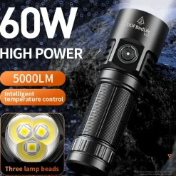 DOF BirdLife L22 60W 5000 Lumens LED lommelygte