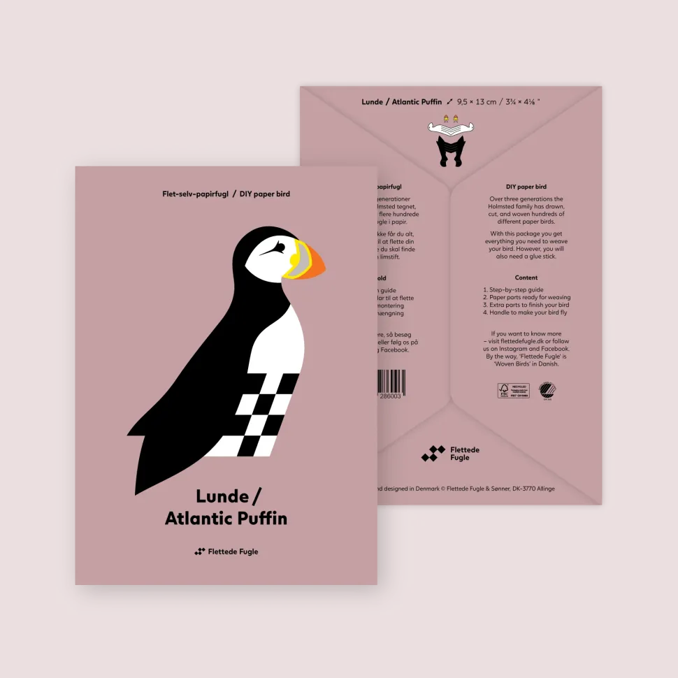 Flettede Fugle Flet selv papirfugl – lunde