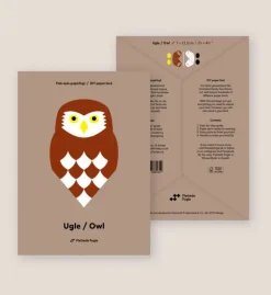 Flettede fugle flet selv papirfugl – Ugle