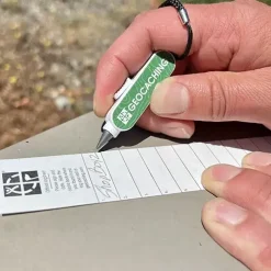 Geocaching evighedsblyant i nøglering