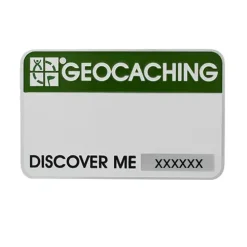 Geocaching navneskilt med TB kode – Magnetisk