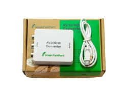 Green Feathers RCA til HDMI adapter