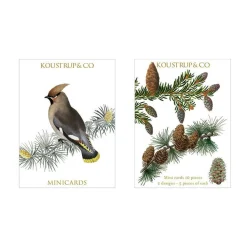 Minikort Jul-Silkehale