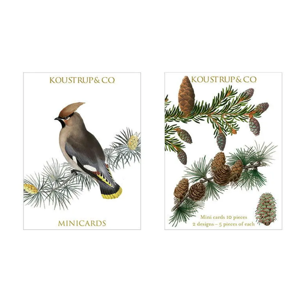 Minikort Jul-Silkehale