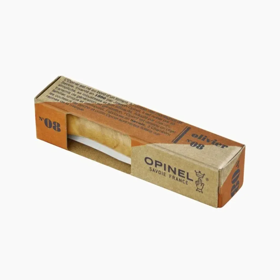 Opinel no. 8 classic oliven