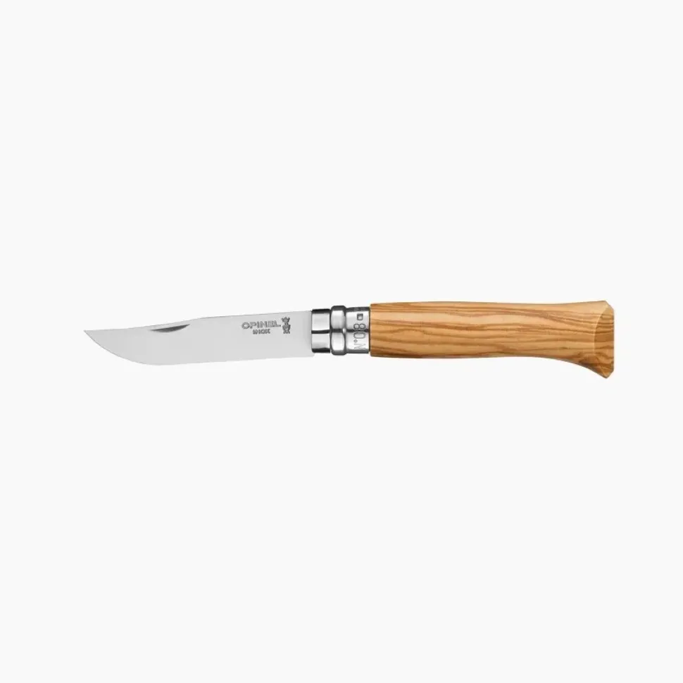 Opinel no. 8 classic oliven