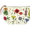 Pung med vilde blomster – hvid
