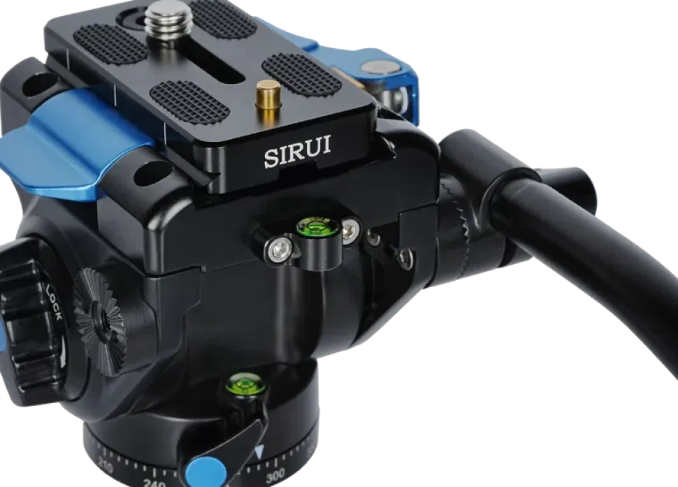 Sirui R-2204 4 led + Sirui VA-5X kulfiber stativsæt