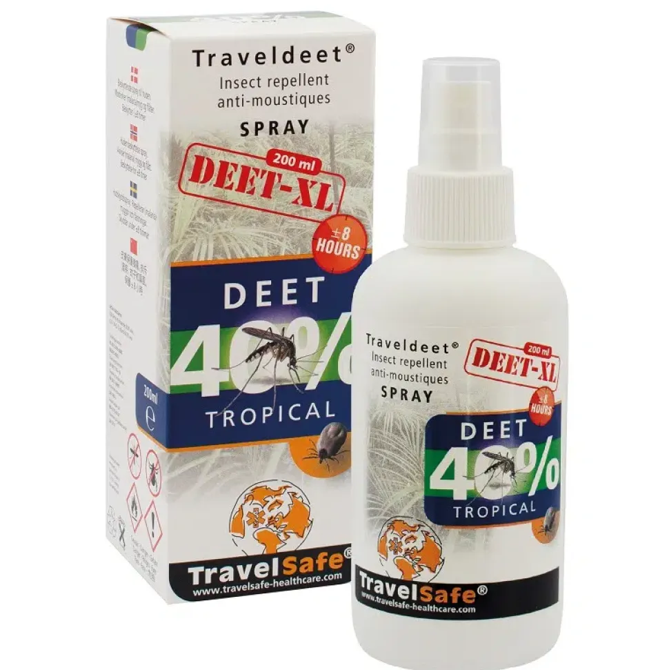 TravelSafe Myggespray DEET 40% 200 ml