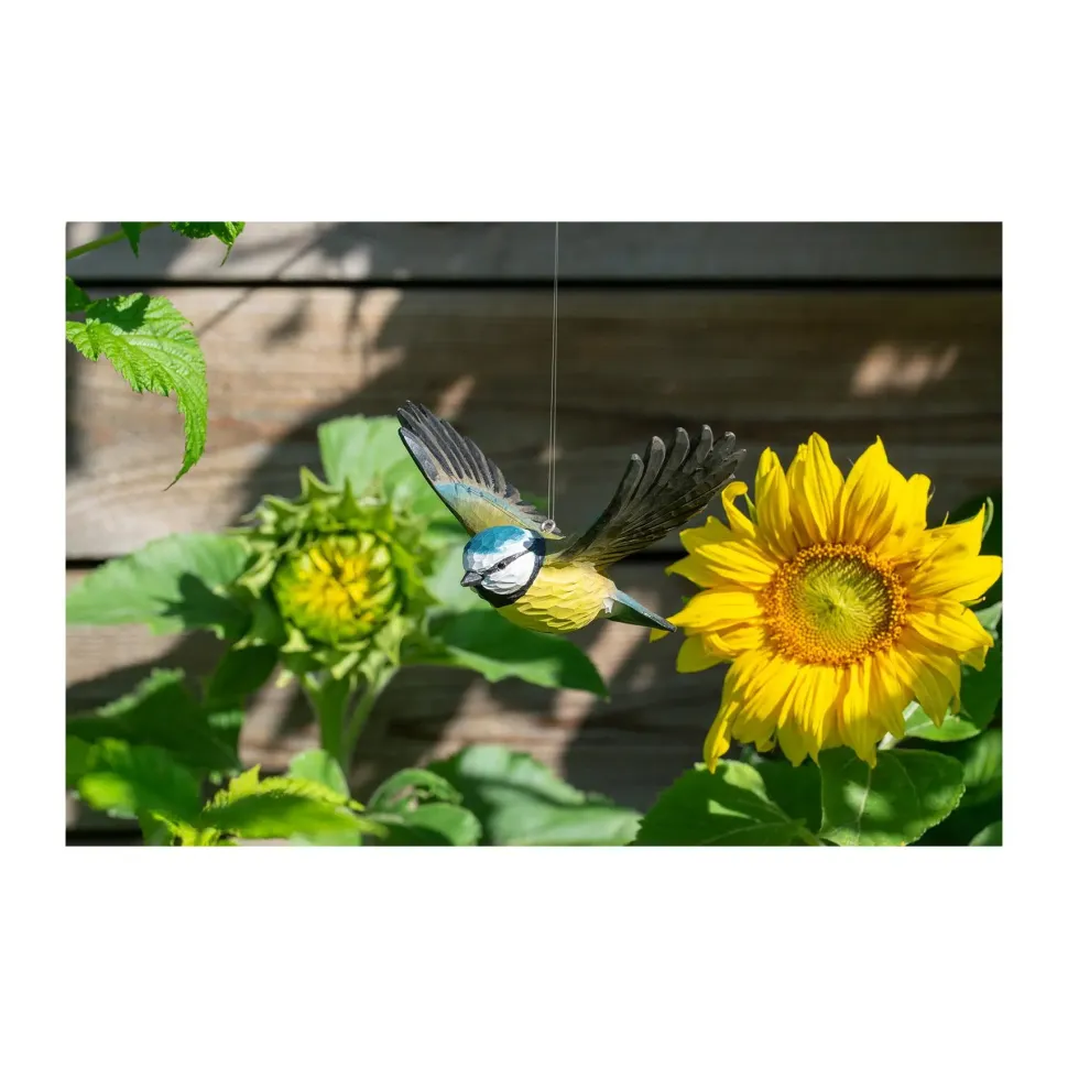 Wildlife Garden Decobird Flyvende blåmejse dekorationsfugl