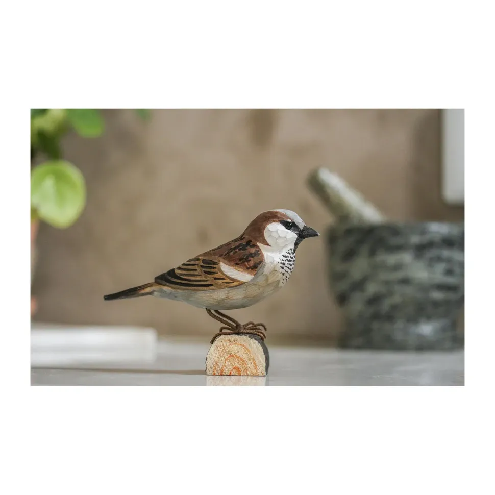 Wildlife Garden Decobird Gråspurv dekorationsfugl