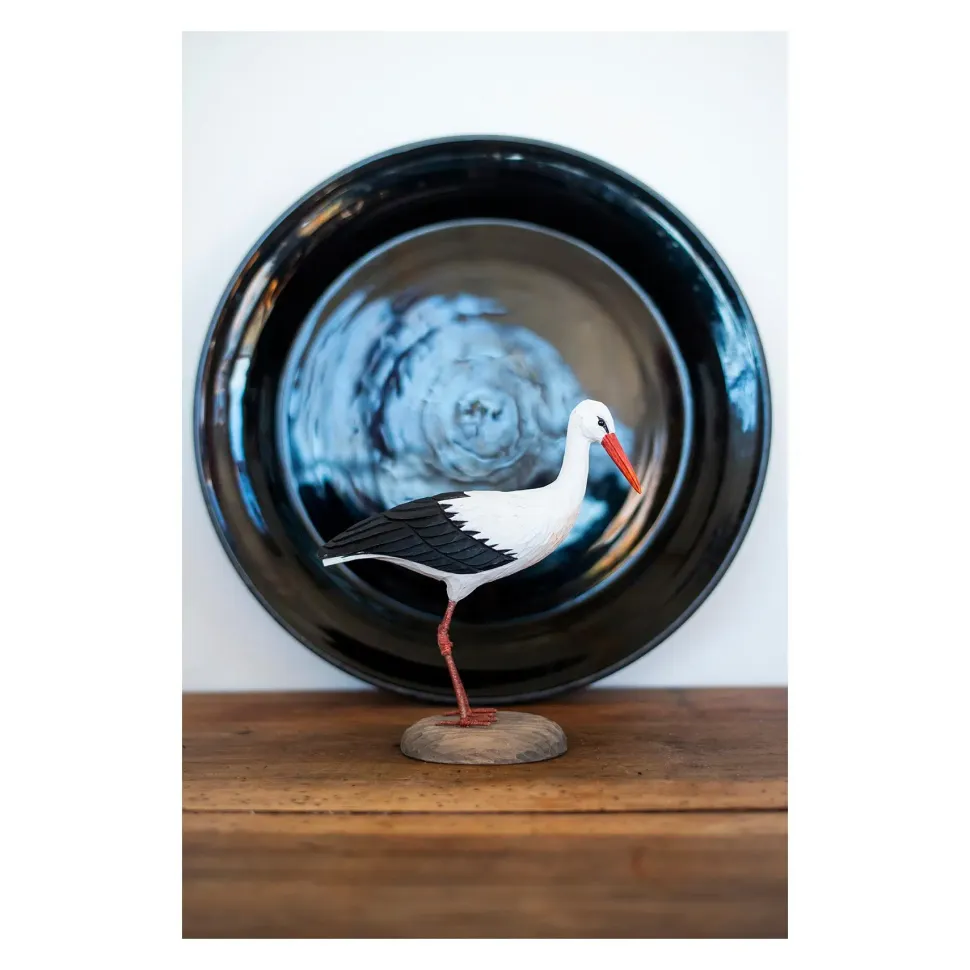 Wildlife Garden Decobird Hvidstork dekorationsfugl