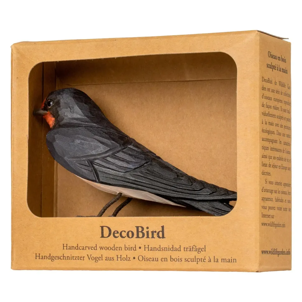 Wildlife Garden Decobird Landsvale dekorationsfugl