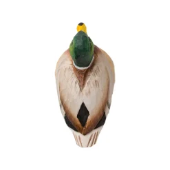 Wildlife Garden Flaskeprop med håndskåret gråand