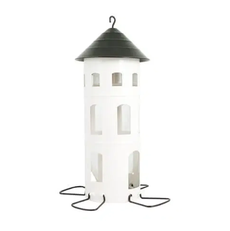 Wildlife Garden fodertårn i metal – Hvid