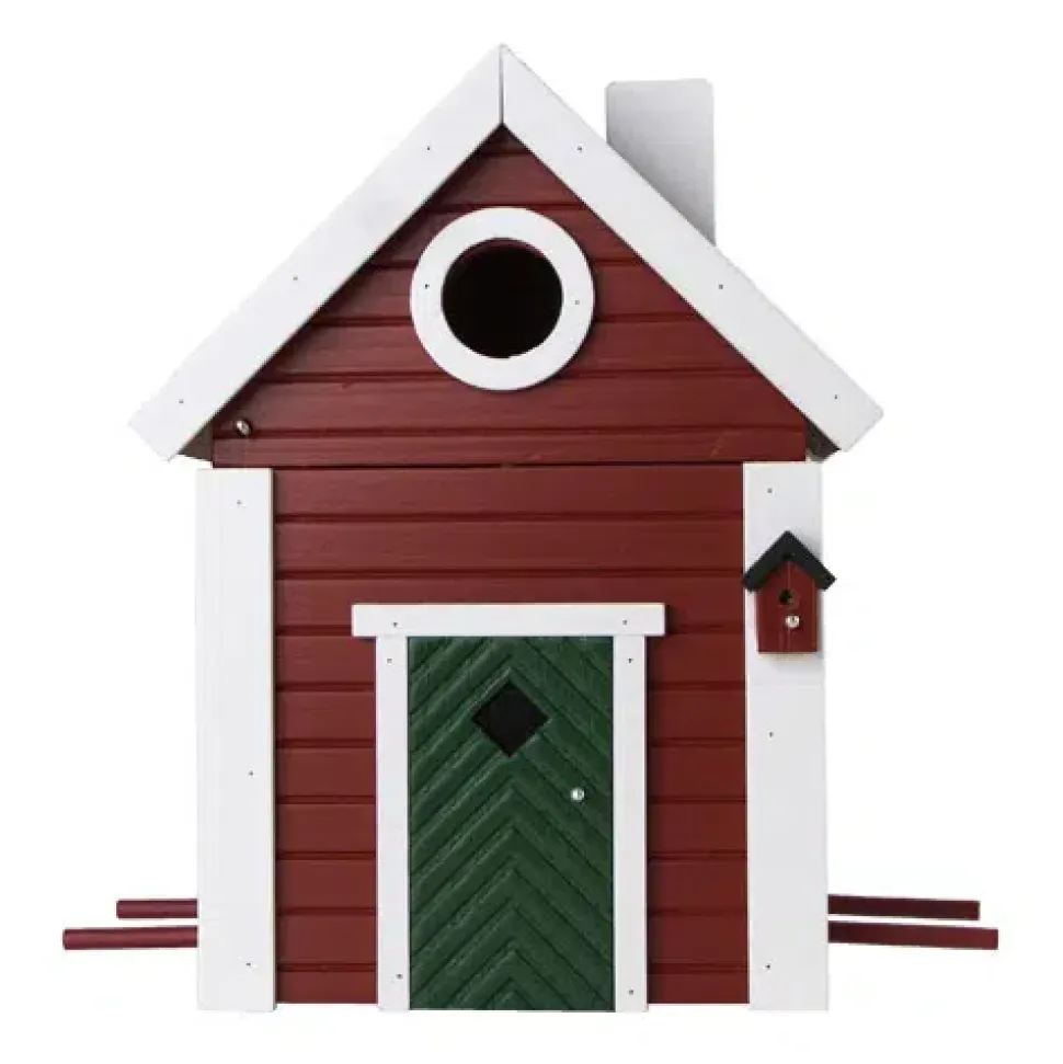 Wildlife Garden Multiholk fugle- og foderhus – Rød hytte