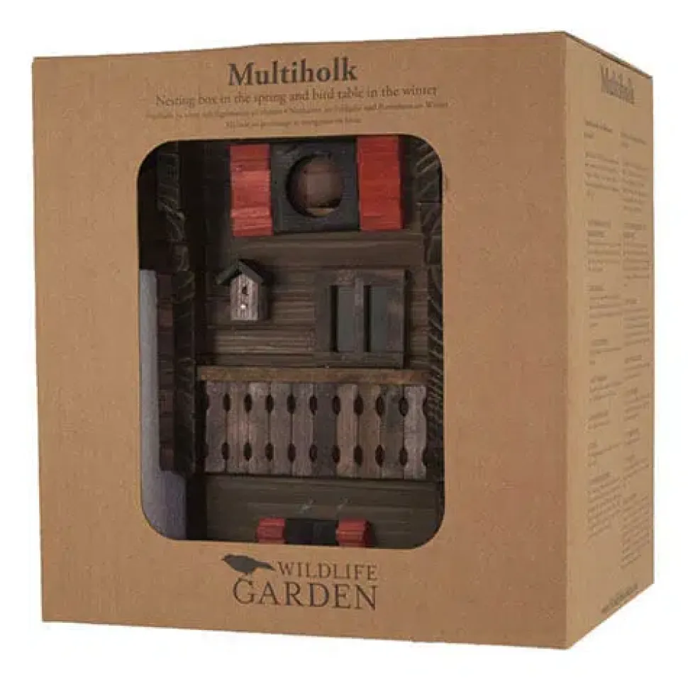 Wildlife Garden Multiholk fugle- og foderhus – Alpehytte
