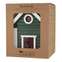 Wildlife Garden Multiholk fugle- og foderhus – Grøn hytte