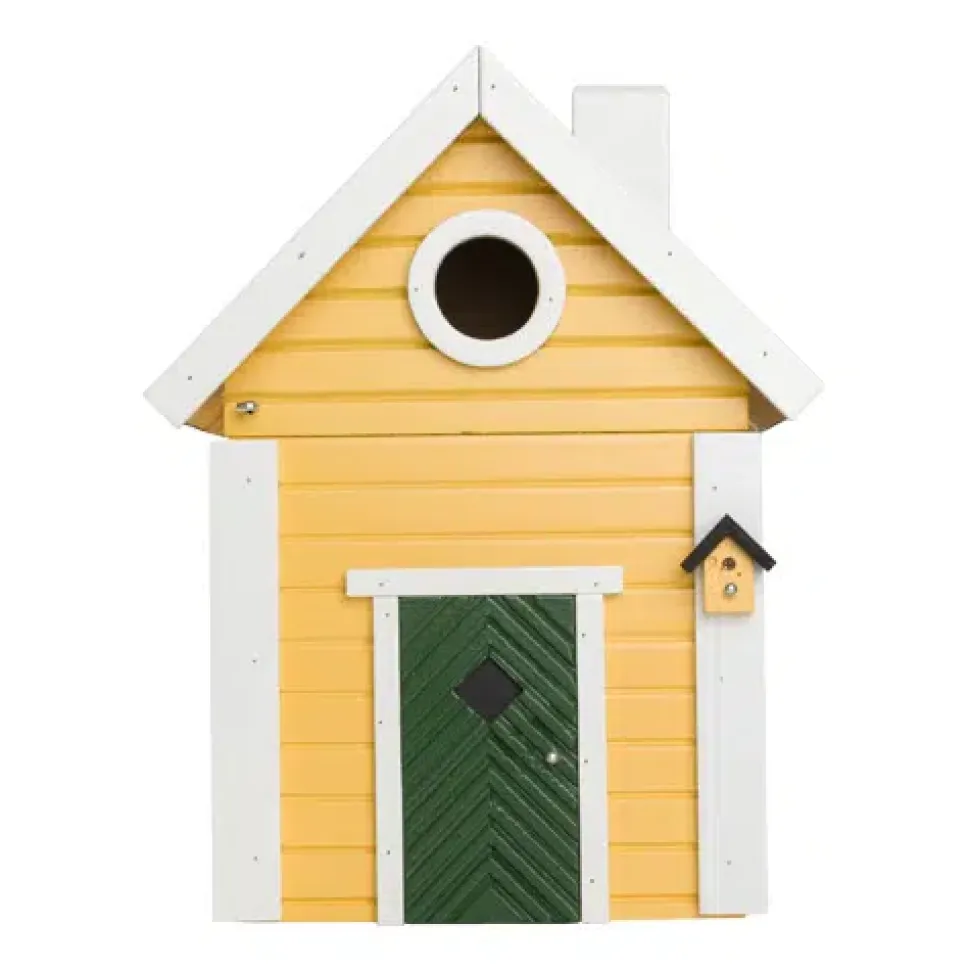 Wildlife Garden Multiholk fugle- og foderhus – Gul hytte