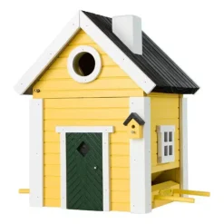 Wildlife Garden Multiholk fugle- og foderhus – Gul hytte